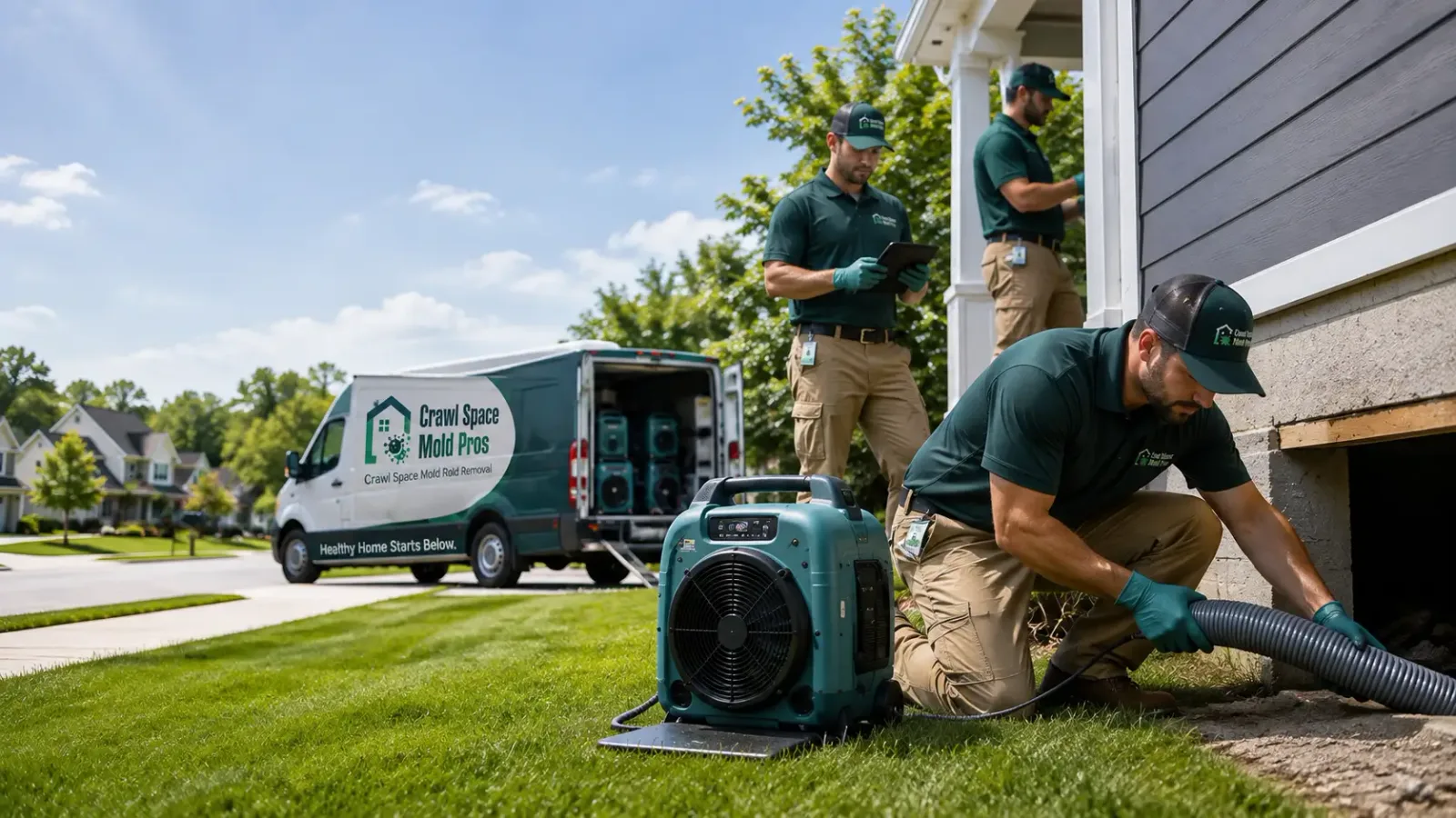 Crawl Space Mold Removal in Kirkville, IA